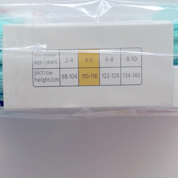 Cotton girls tights size 4-6 years - Picture 6 of 6